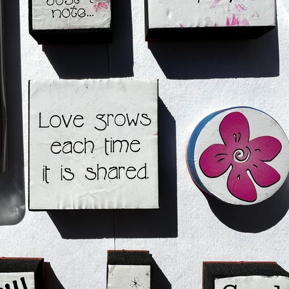 Rubber Stamps Doodles Stitched By Congratulations Sayings Hooray! Lot of 19 - Picture 6 of 15